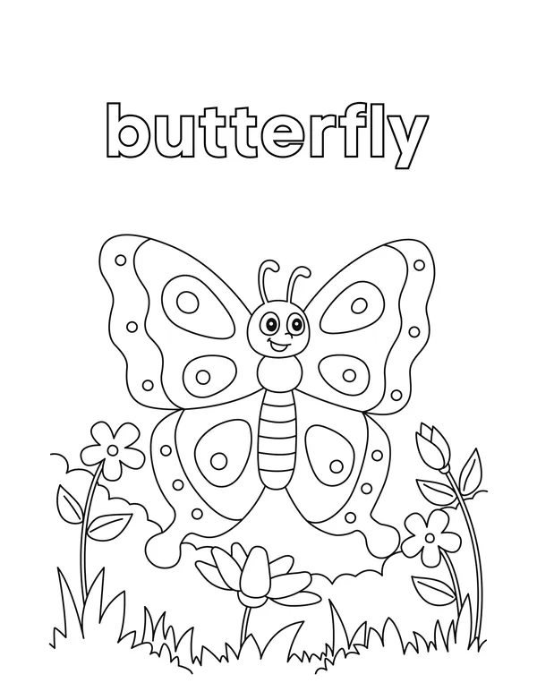 Cute Animals 9 — free printable cute animals coloring page