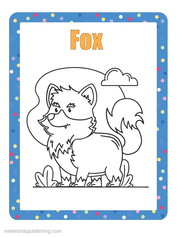 100 Animals to Color 5 — free printable animals coloring page