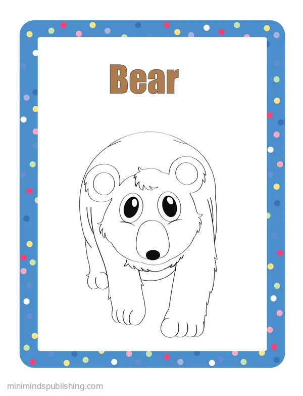 100 Animals to Color 8 — free printable animals coloring page