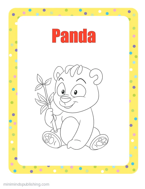 100 Animals to Color 9 — free printable animals coloring page