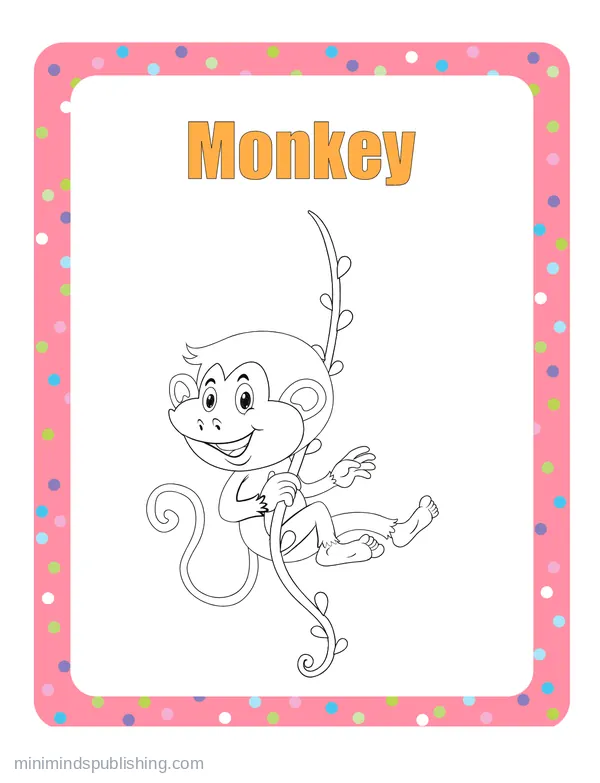 100 Animals to Color 10 — free printable animals coloring page