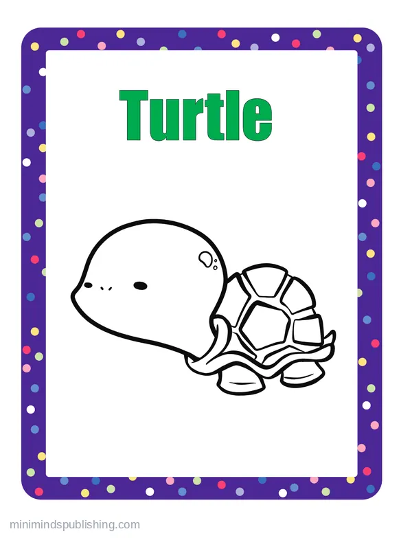 100 Animals to Color 11 — free printable animals coloring page