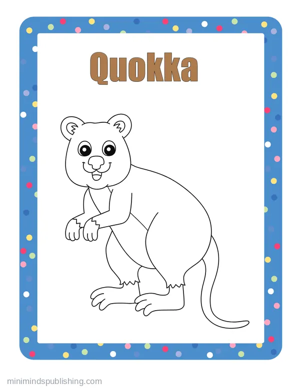 100 Animals to Color 16 — free printable animals coloring page