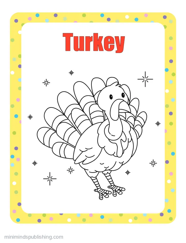 100 Animals to Color 17 — free printable animals coloring page