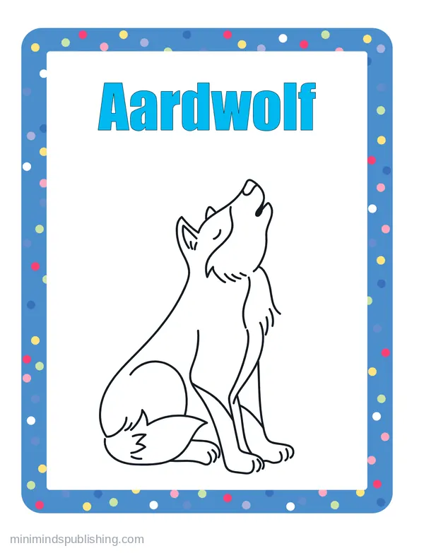 100 Animals to Color 21 — free printable animals coloring page