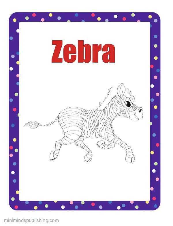 100 Animals to Color 27 — free printable animals coloring page