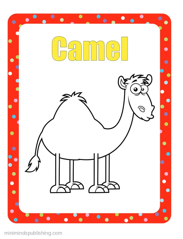 100 Animals to Color 31 — free printable animals coloring page