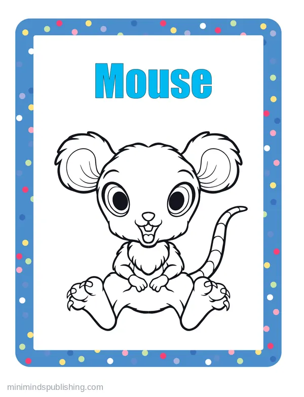 100 Animals to Color 37 — free printable animals coloring page