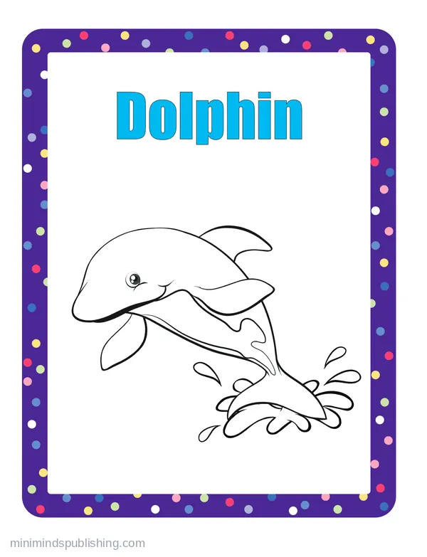 100 Animals to Color 43 — free printable animals coloring page