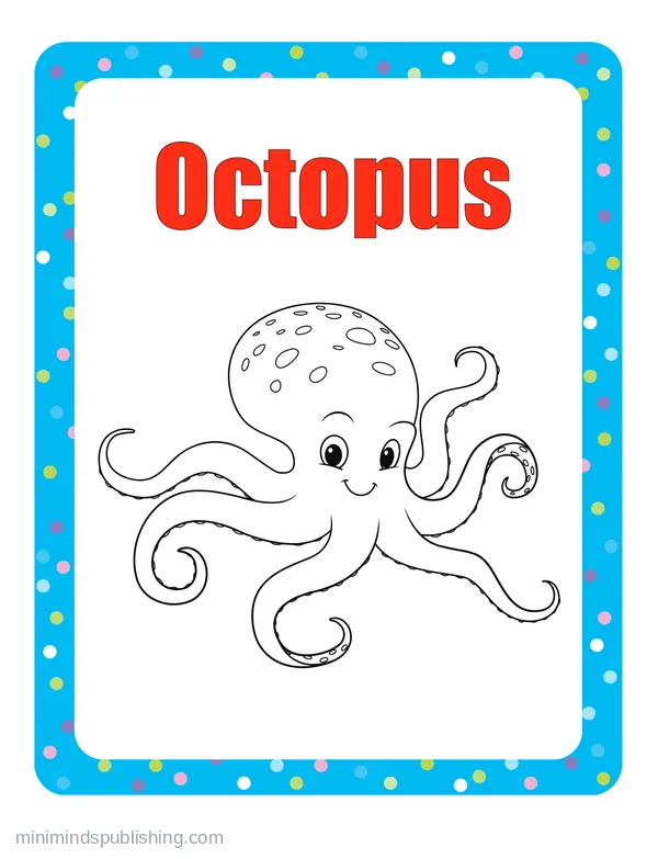 100 Animals to Color 46 — free printable animals coloring page