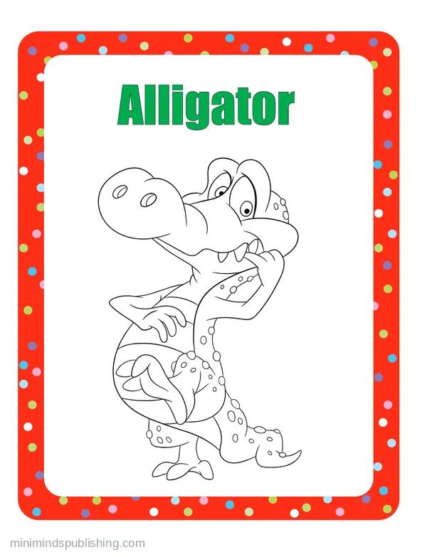 100 Animals to Color 55 — free printable animals coloring page