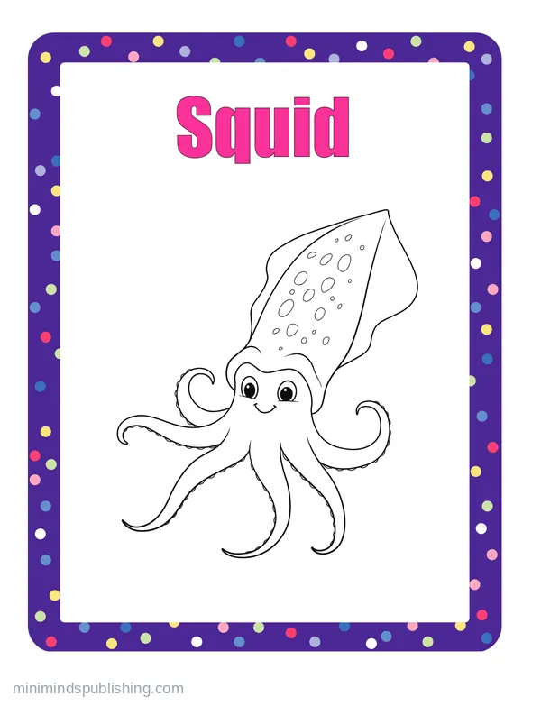 100 Animals to Color 59 — free printable animals coloring page