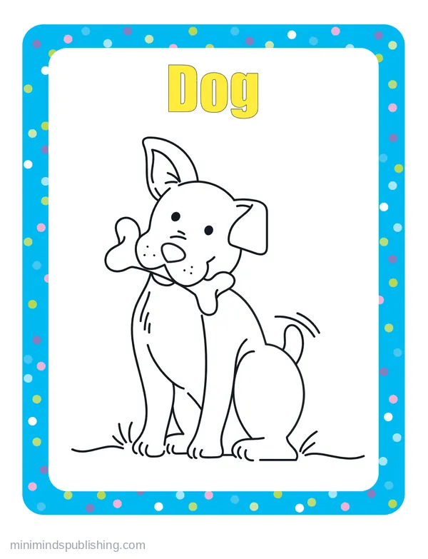 100 Animals to Color 62 — free printable animals coloring page