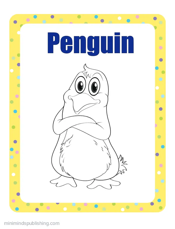 100 Animals to Color 65 — free printable animals coloring page