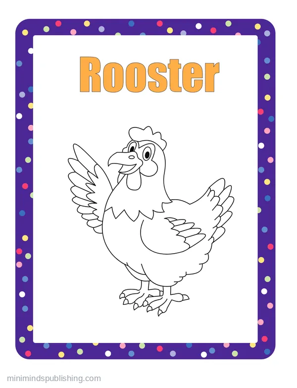 100 Animals to Color 67 — free printable animals coloring page