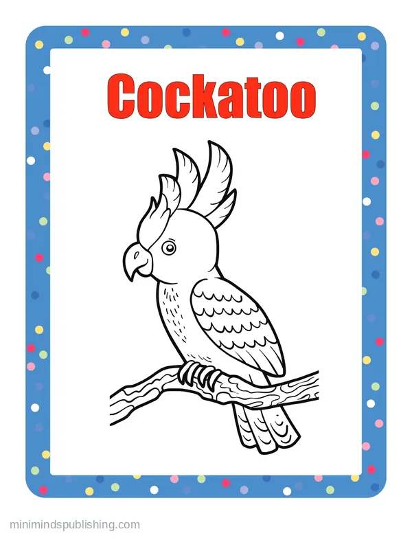 100 Animals to Color 72 — free printable animals coloring page