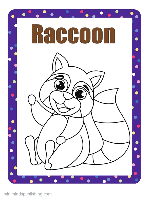 100 Animals to Color 75 — free printable animals coloring page