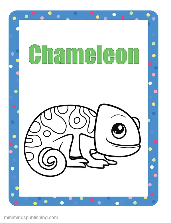 100 Animals to Color 77 — free printable animals coloring page