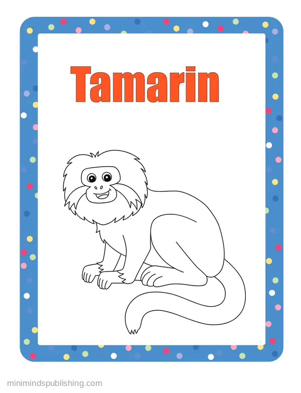 100 Animals to Color 88 — free printable animals coloring page
