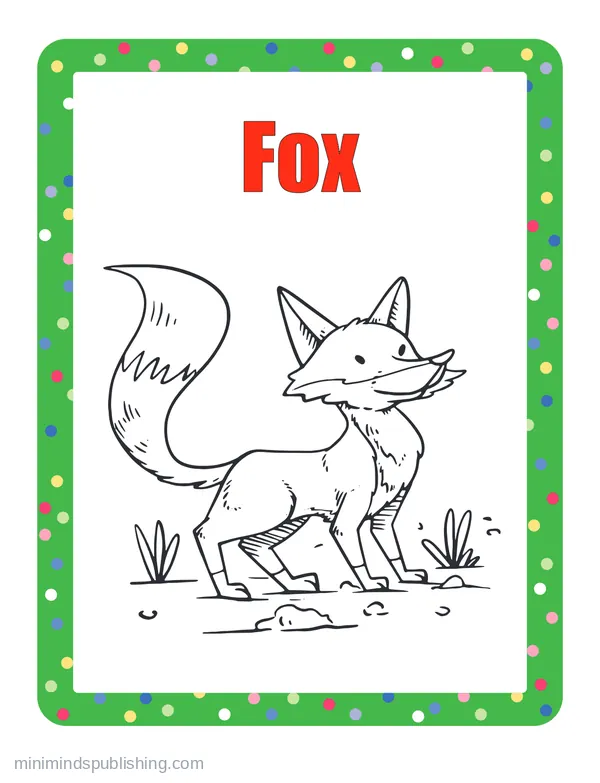 100 Animals to Color 92 — free printable animals coloring page