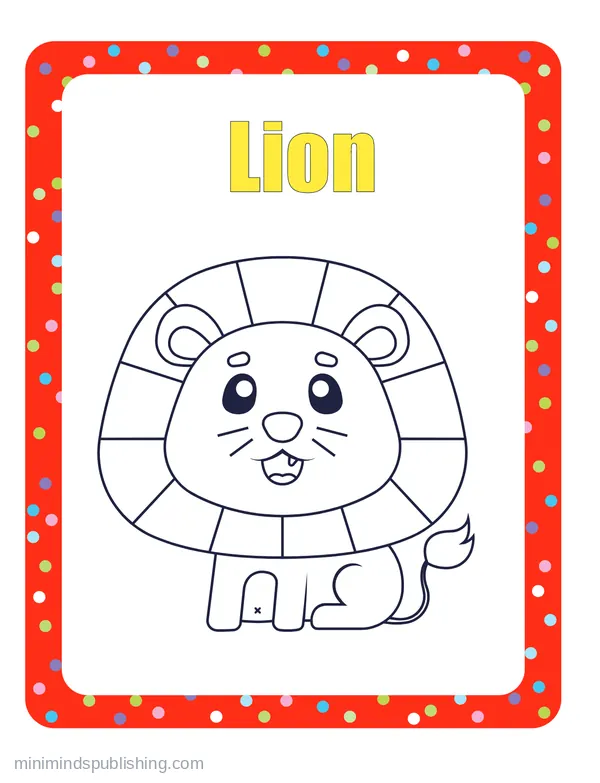 100 Animals to Color 95 — free printable animals coloring page