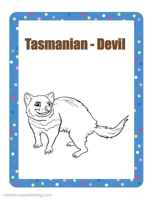 100 Animals to Color 96 — free printable animals coloring page