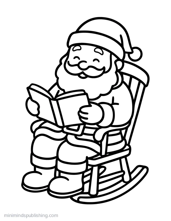 Christmas Coloring Page 3 — free printable christmas coloring page