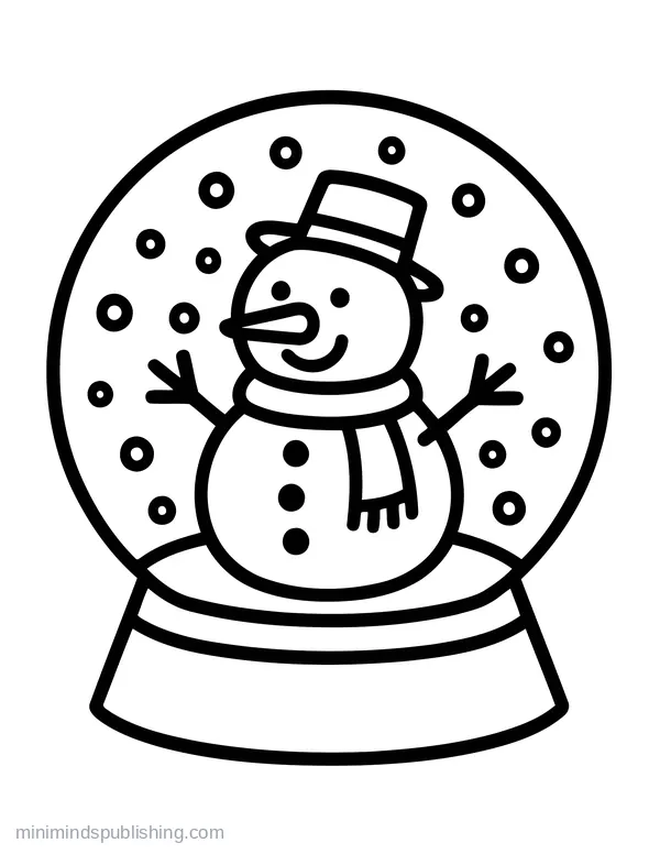 Christmas Coloring Page 4 — free printable christmas coloring page