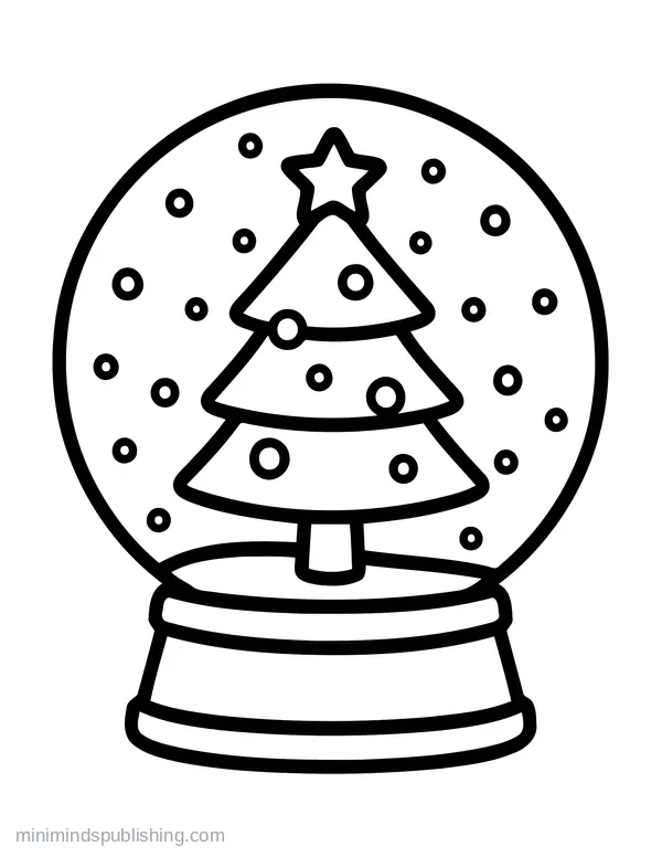 Christmas Coloring Page 5 — free printable christmas coloring page