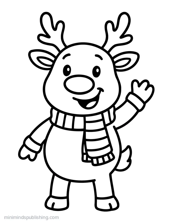 Christmas Coloring Page 12 — free printable christmas coloring page