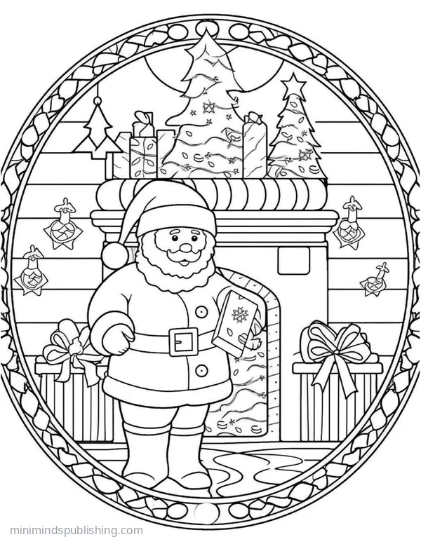 Christmas Coloring Page 17 — free printable christmas coloring page