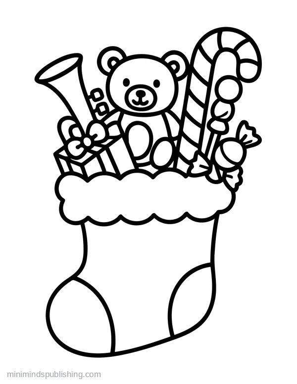 Christmas Coloring Page 20 — free printable christmas coloring page