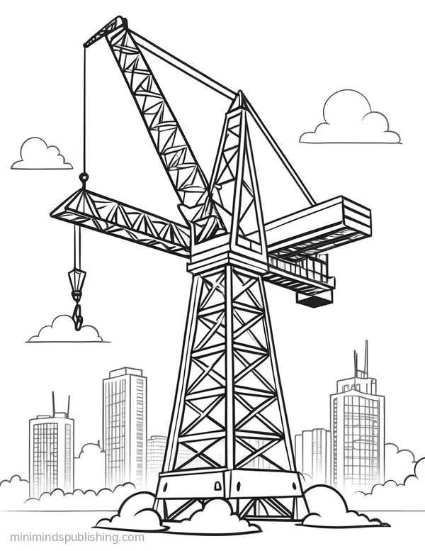 Construction Vehicle Coloring Page 9 — free printable construction vehicles coloring page