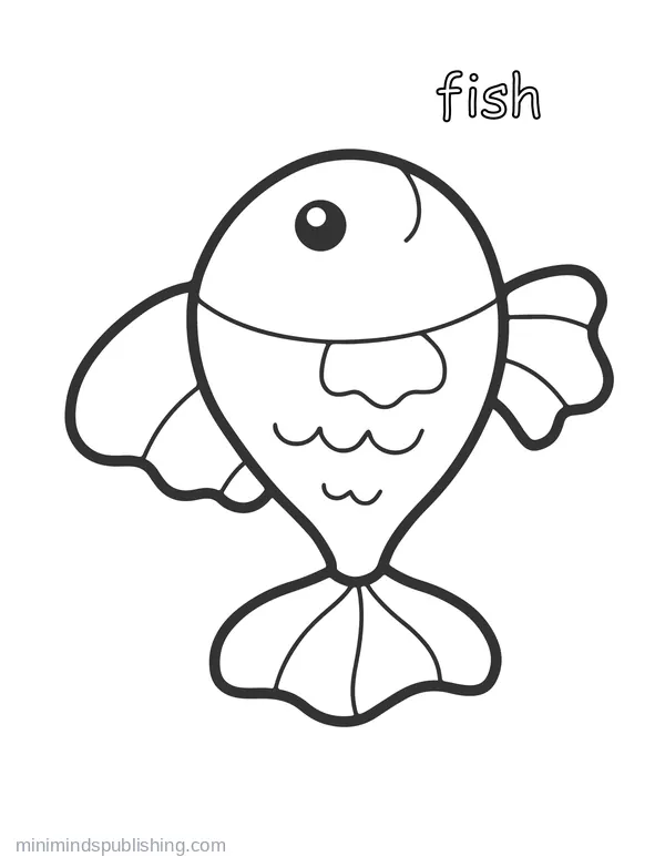 First Coloring Page 18 — free printable first coloring coloring page