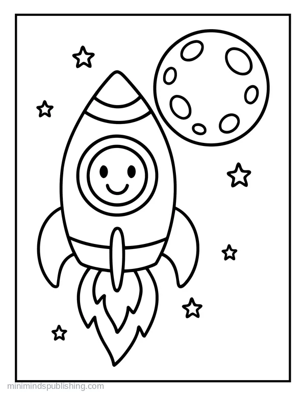 First Vehicle Coloring Page 8 — free printable first vehicles coloring page