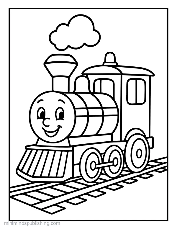 First Vehicle Coloring Page 11 — free printable first vehicles coloring page