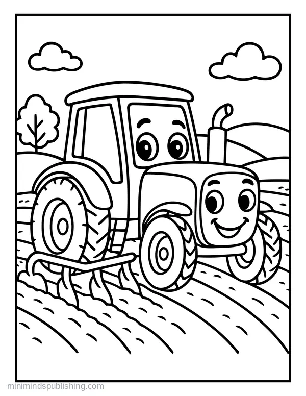 First Vehicle Coloring Page 15 — free printable first vehicles coloring page