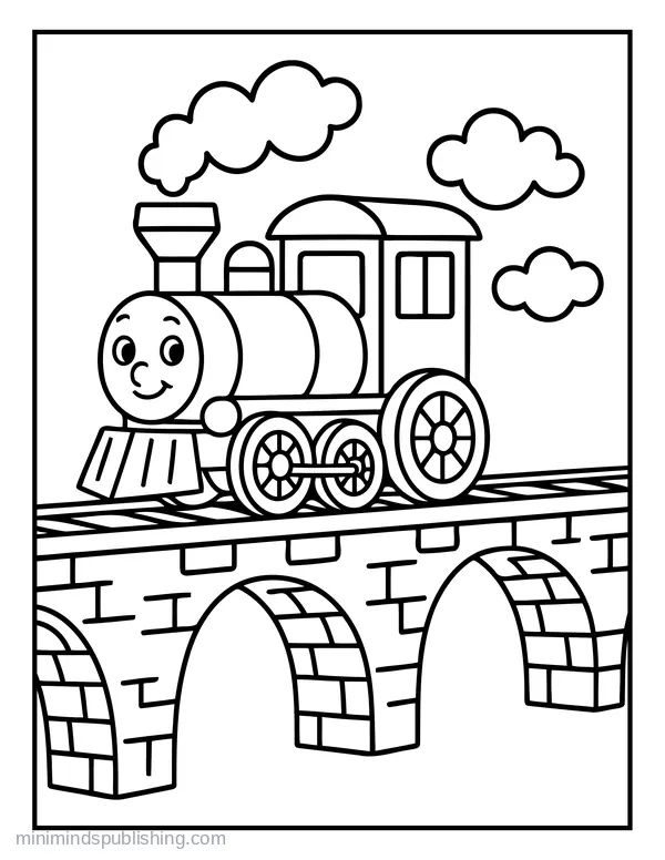 First Vehicle Coloring Page 20 — free printable first vehicles coloring page