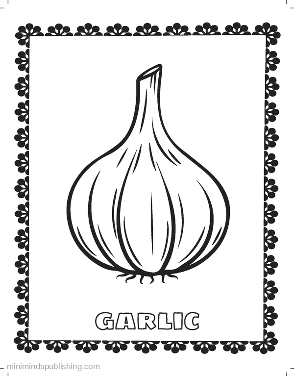 Fruits & Vegetables coloring page