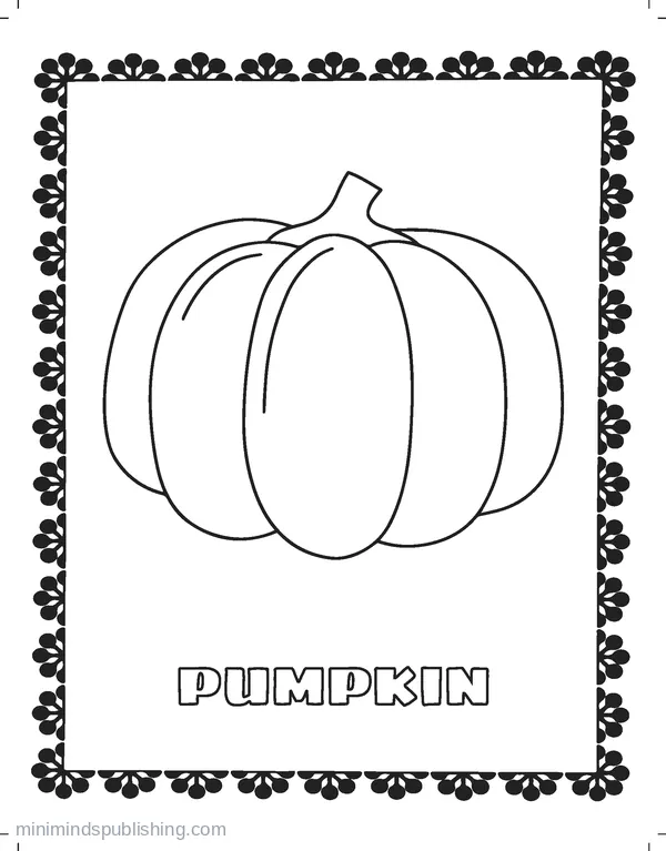 Fruits and Veggies Coloring Page 15 — free printable fruits & vegetables coloring page