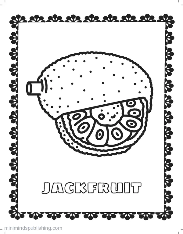 Fruits and Veggies Coloring Page 20 — free printable fruits & vegetables coloring page