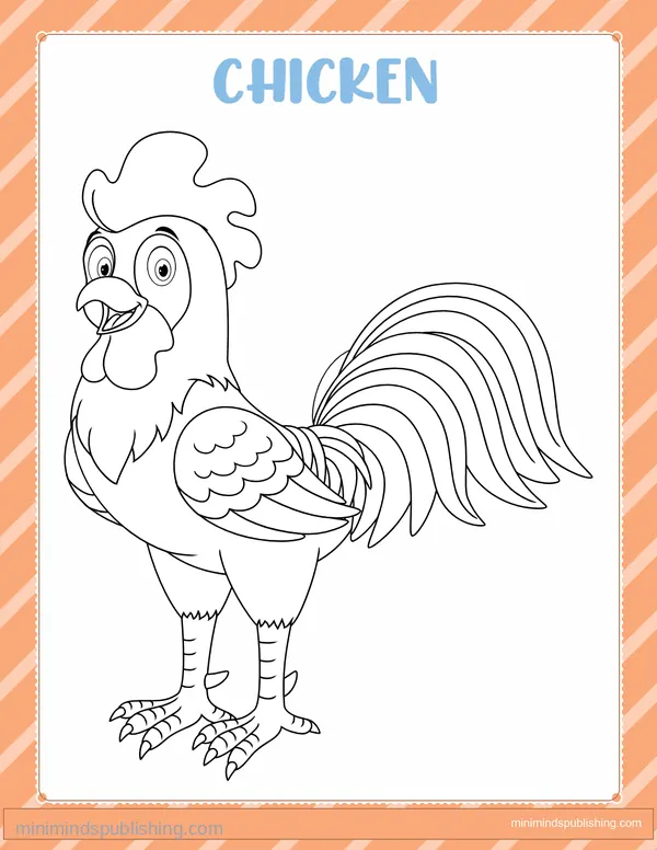 100 Pages to Color 24 — free printable mixed pages coloring page