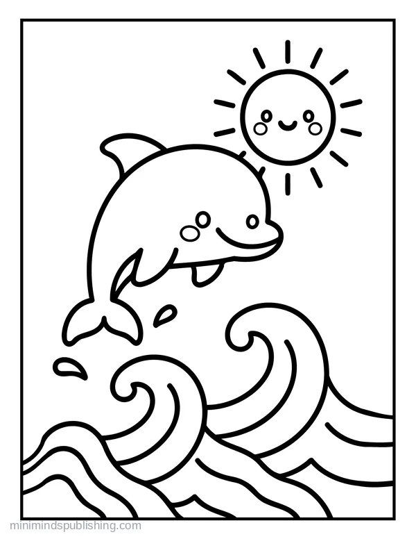 Summer Coloring Page 9 — free printable summer coloring page