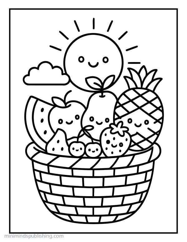 Summer Coloring Page 10 — free printable summer coloring page