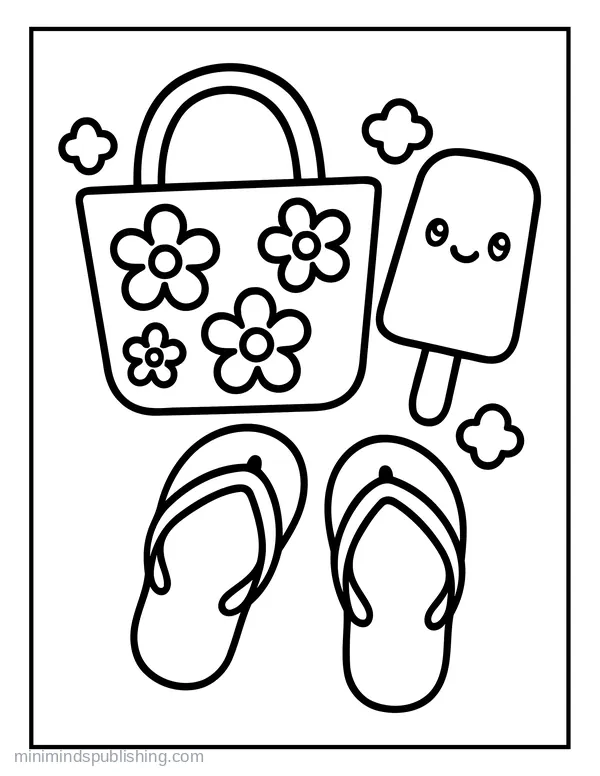 Summer Coloring Page 15 — free printable summer coloring page