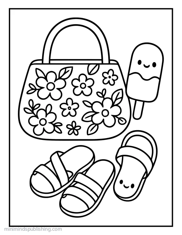 Summer Coloring Page 24 — free printable summer coloring page