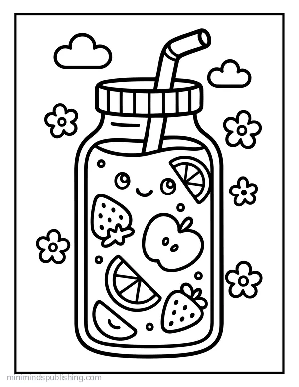 Summer Coloring Page 26 — free printable summer coloring page