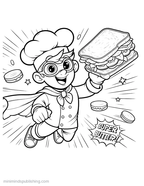 Superhero Coloring Page 5 — free printable superheroes coloring page