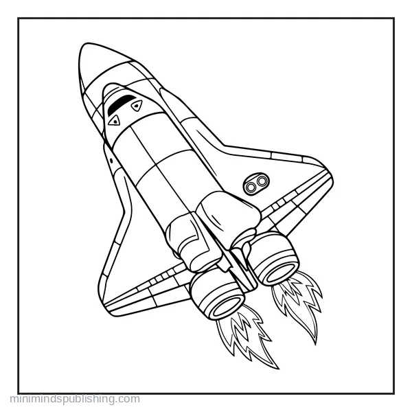 Vehicles coloring page