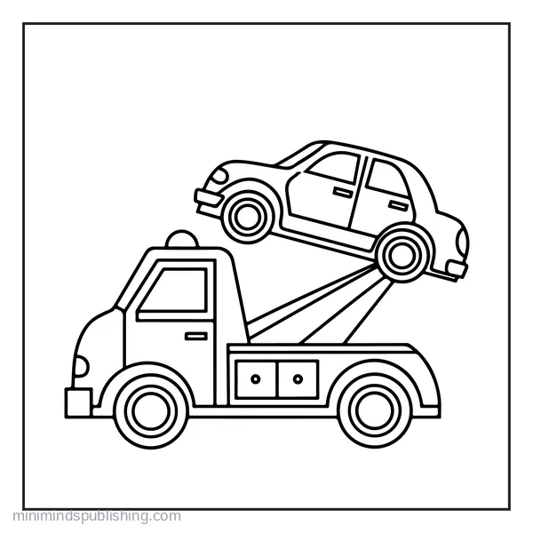 Vehicle Coloring Page 7 — free printable vehicles coloring page